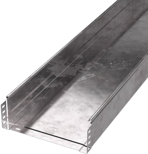 Лоток неперфорированный Промрукав Стандарт 300х100х3000 сталь 0,8мм фото Лоток неперфорированный Промрукав Стандарт 300х100х3000 сталь 0,8мм картинка